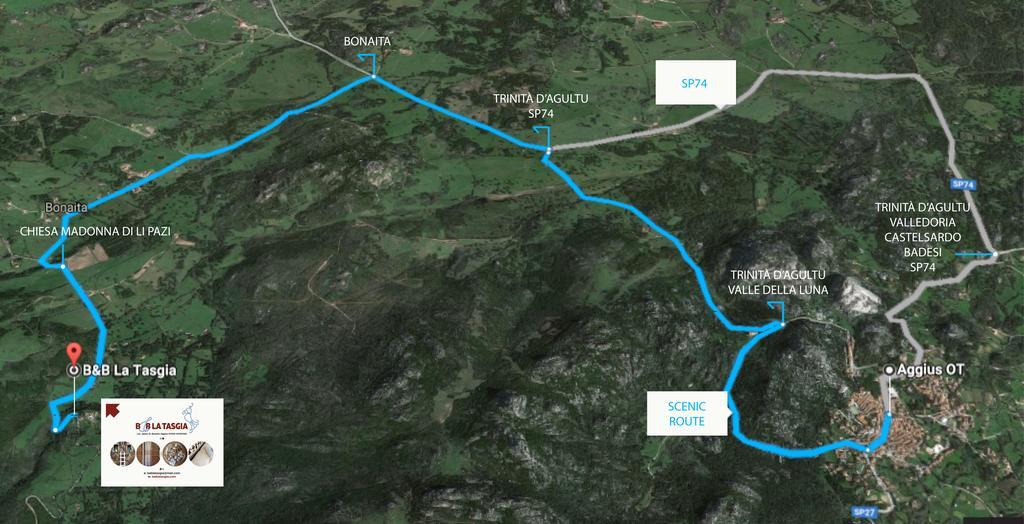 B&B La Tasgia Aggius Eksteriør bilde